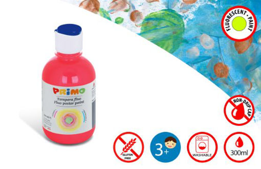 Picture of PRIMO 300ML FLUORESCENT POSTER PAINT FUCHSIA